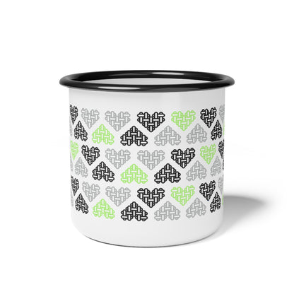 The Printed Heart - Agender Pride Mug