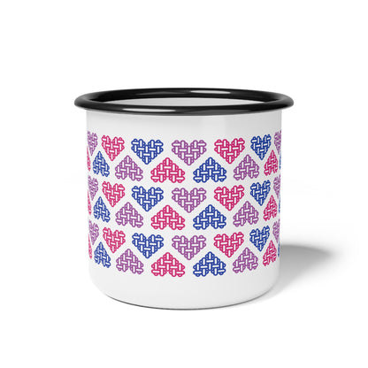 The Printed Heart - Bisexual Pride Mug