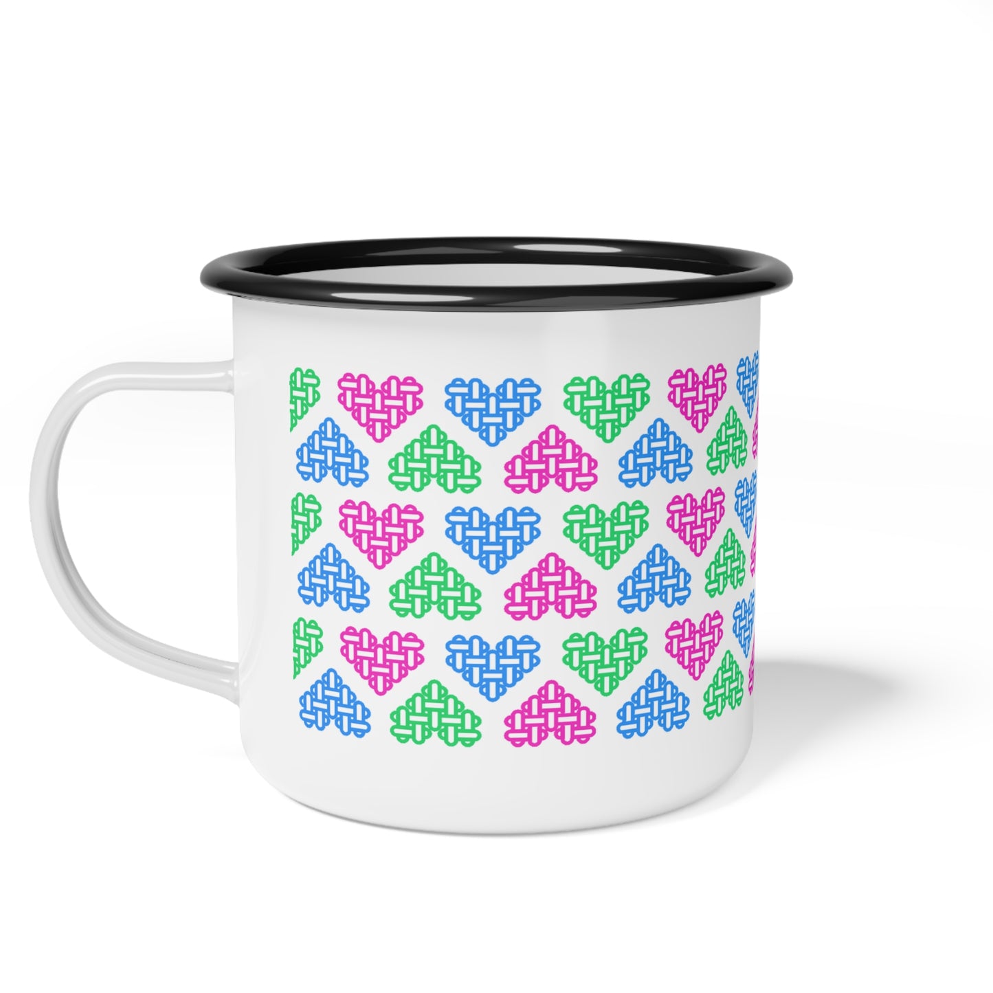 The Printed Heart - Polysexual Pride Mug