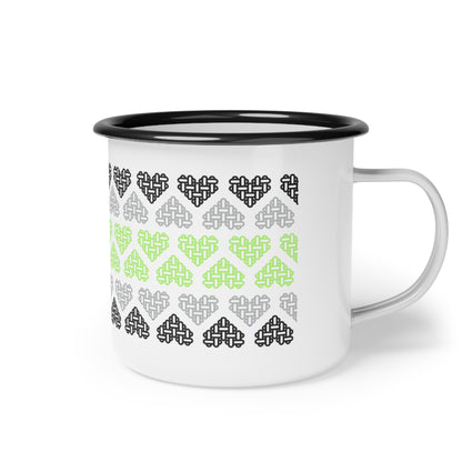 The Printed Heart - Agender Pride Mug