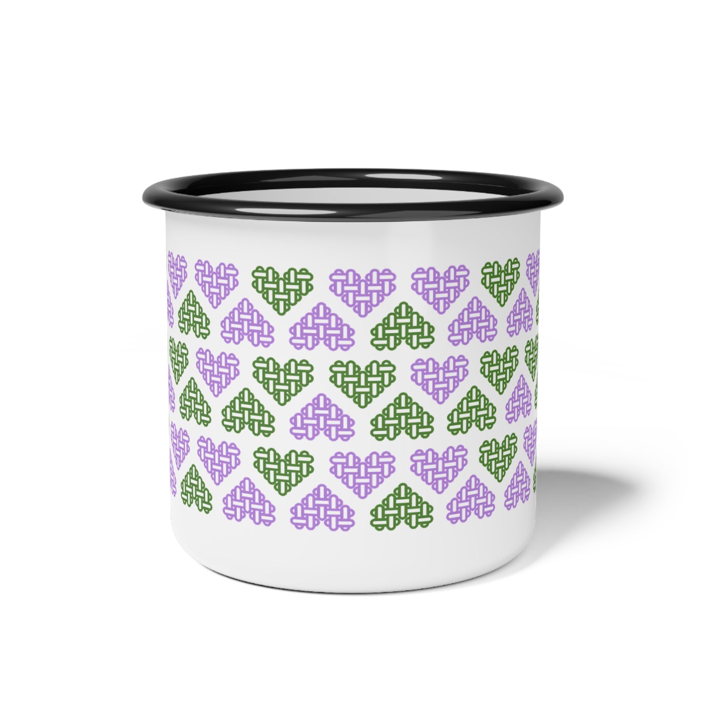 Genderqueer Pride Flag Colours Mixed - Enamel Mug