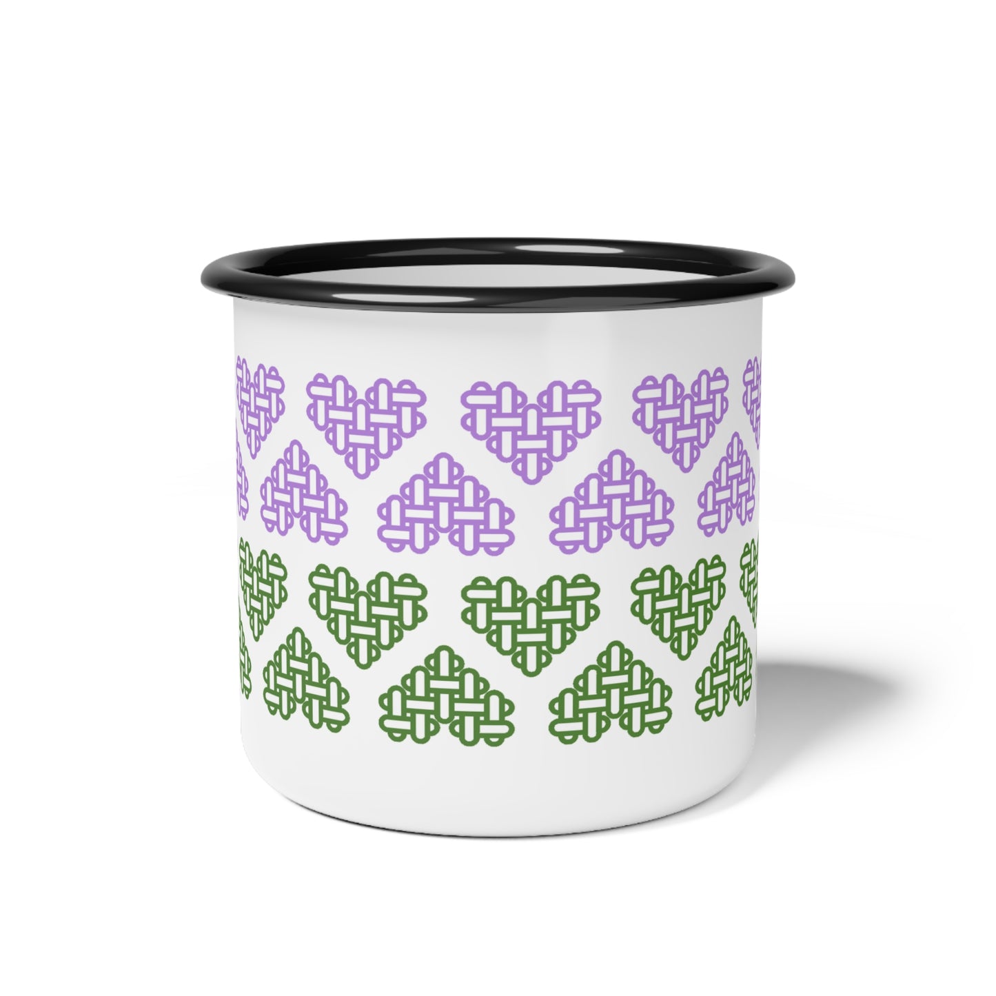 Genderqueer Pride Flag Colours - Enamel Mug